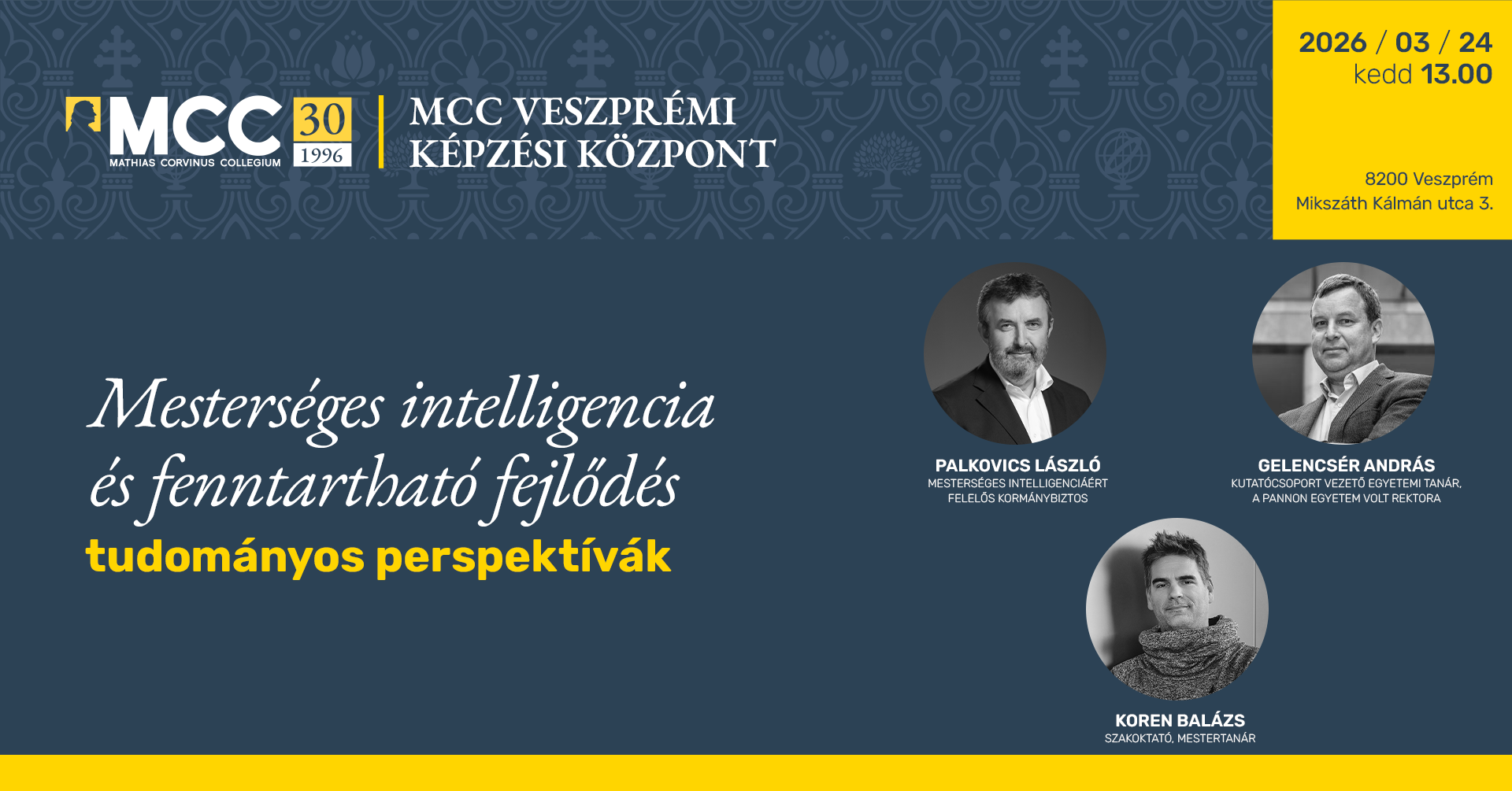 Meghívó - Mesterséges intelligencia és fenntartható fejlődés: tudományos perspektívák