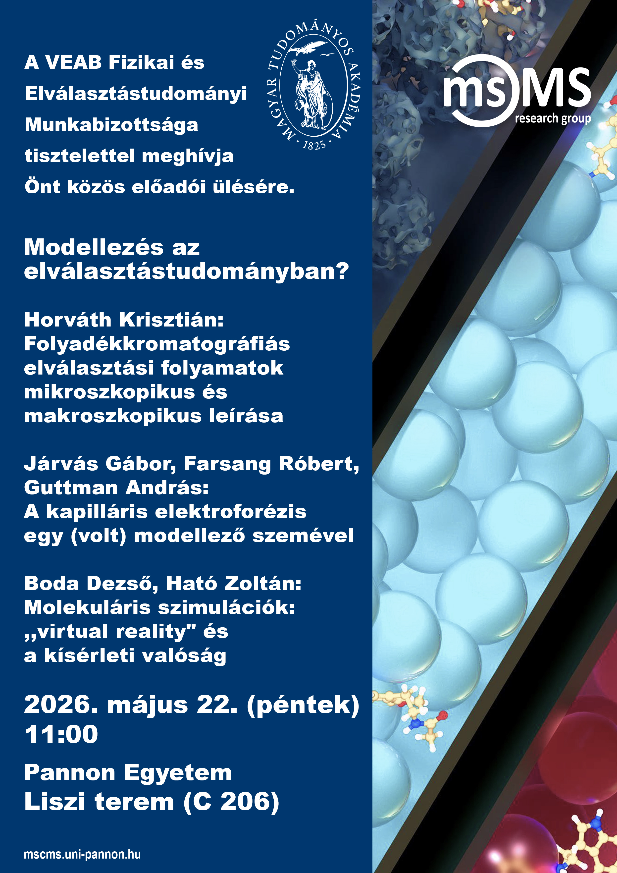 Modellezés az elválasztástudományban?
