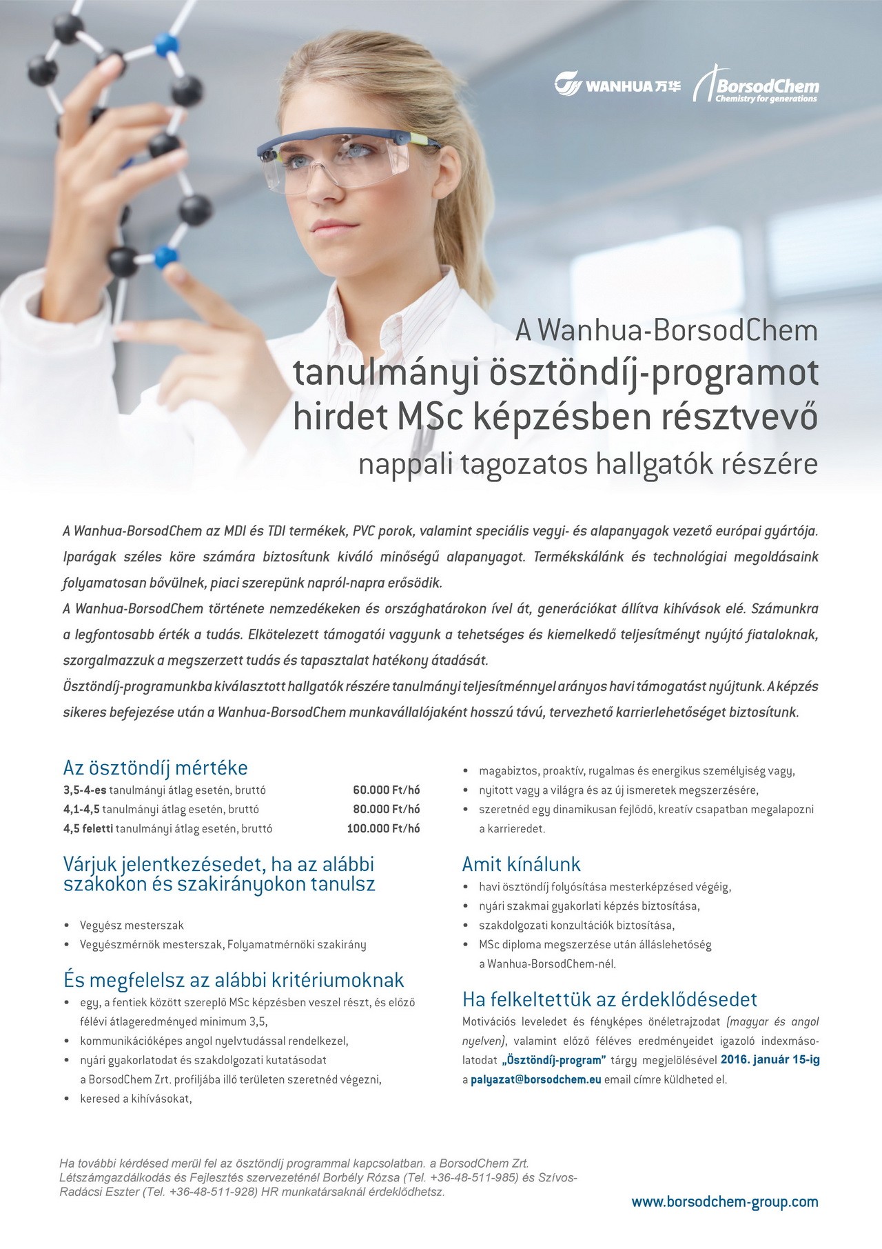 WHBC osztondij program 2015 PE