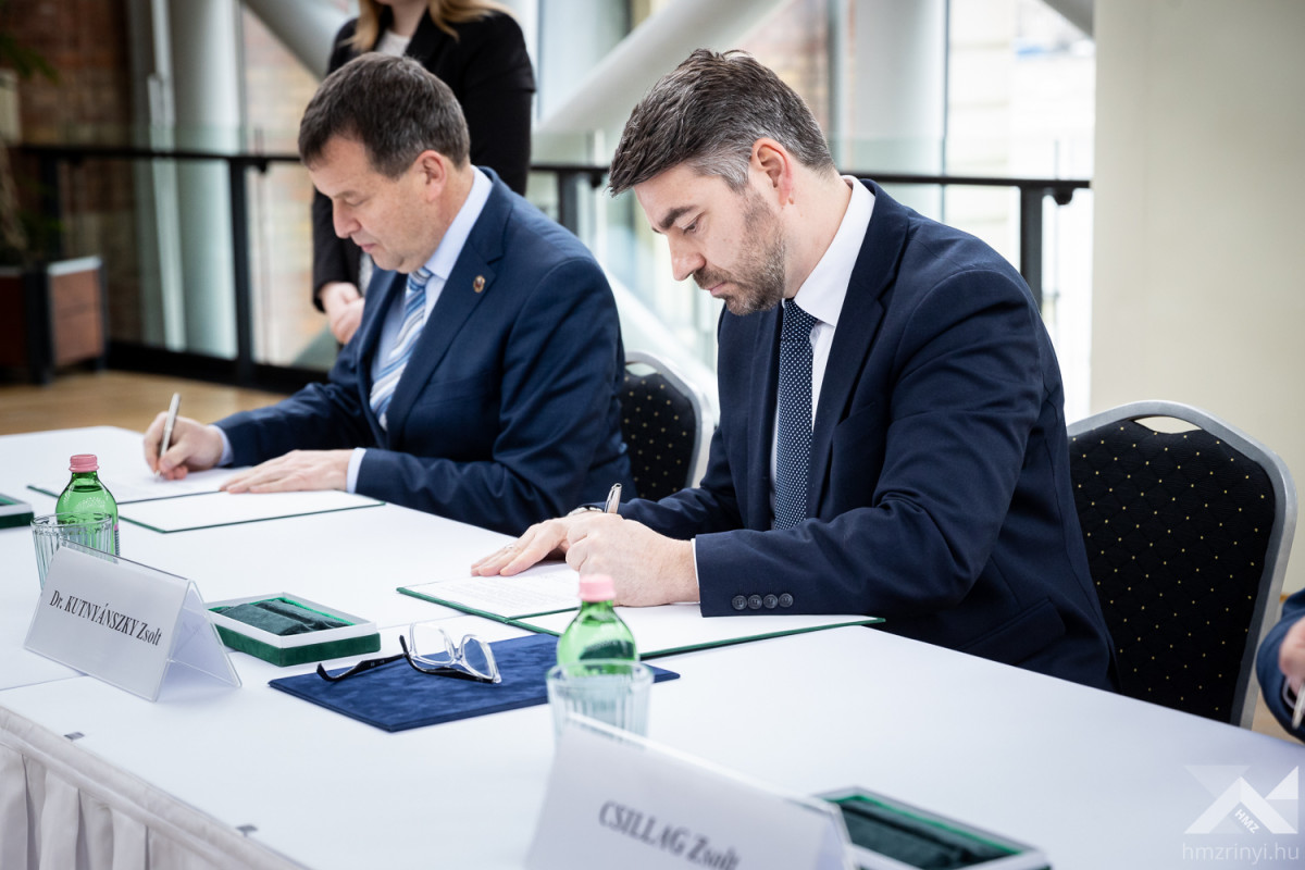 A Honvédelmi Minisztérium és a Pannon Egyetem együttműködési megállapodása