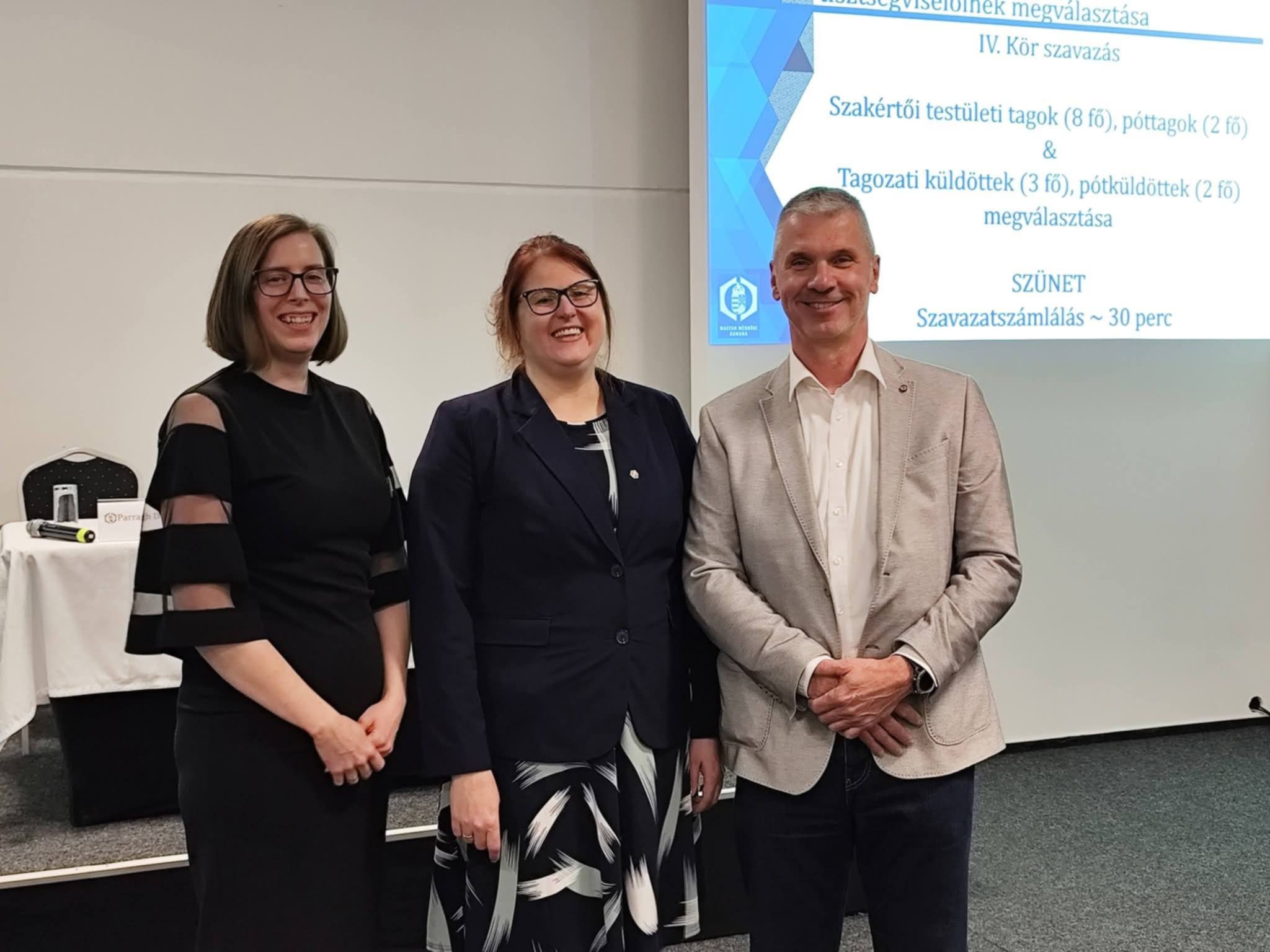 Erős egyetemi jelenlét a mérnöki kamarai szakmai vezetésben