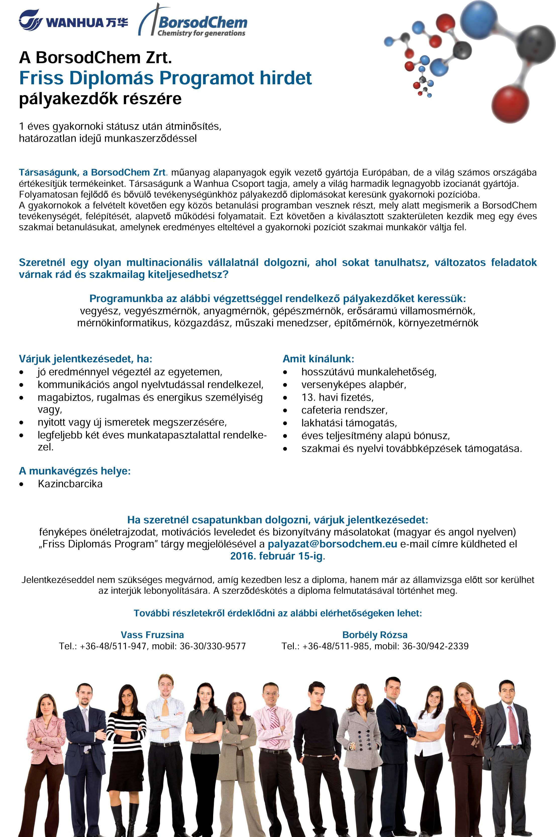 BC Friss Diplomás Program 2016