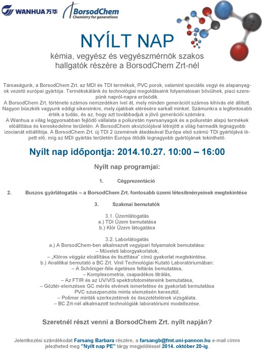 Borsodchem Nyílt nap  20141027