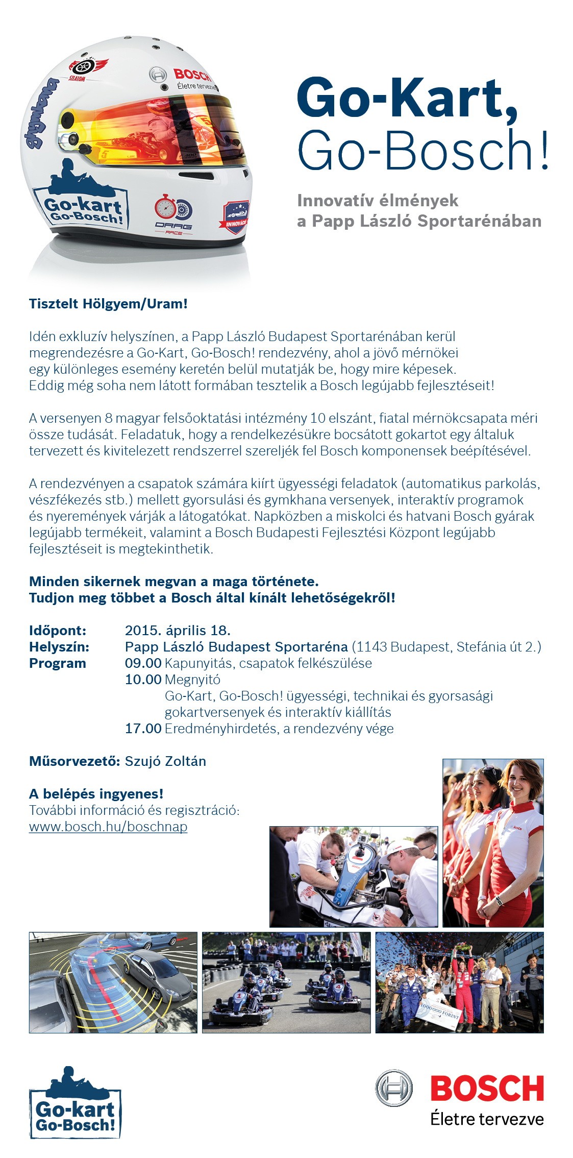 Go-Kart Go-Bosch 2015 meghivo