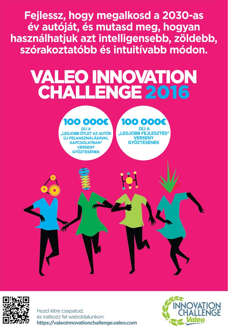 Valeo Innovation Challenge 2016 flyer
